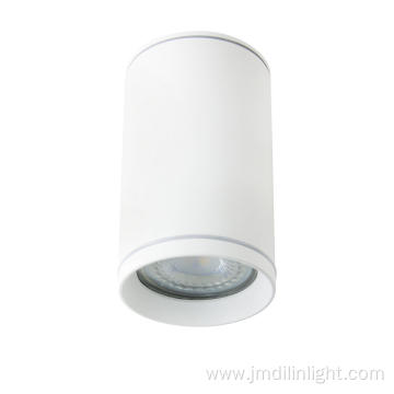 Outdoor surface mounted wall light with GU10 holder